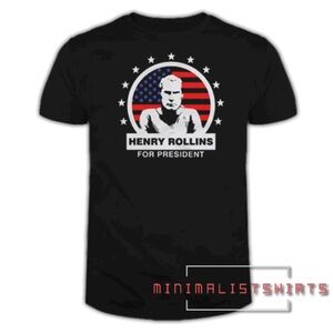 Henry rollins black tshirt